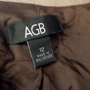 AGB double collar blazer